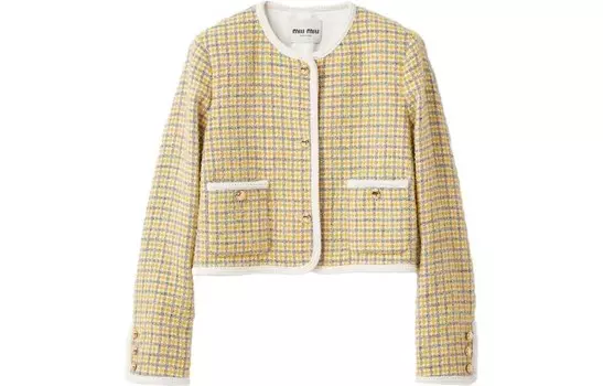 Куртка женская желтая Miu Miu