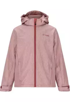 Куртка ZIGZAG Softshell "MANONE MELANGE WATERPROOF", с мягкой подкладкой из флиса, красный