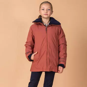 Куртка зимняя детская непромокаемая теплая - 500 красный FOUGANZA, цвет blau