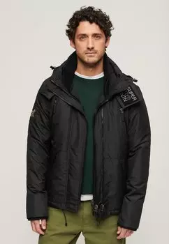 Куртка зимняя HOODED MOUNTAIN Superdry, черный
