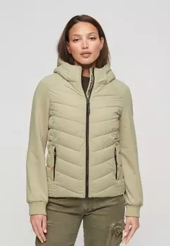 Куртка зимняя HOODED STORM HYBRID PADDED Superdry, бежевый