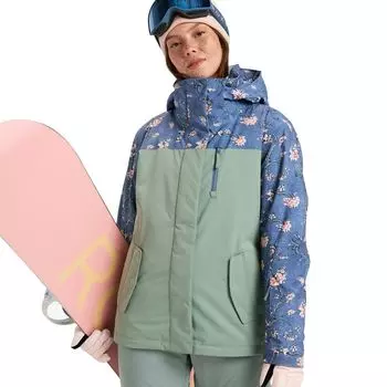 Куртка зимняя Jetty block Roxy, цвет wild wind chloe blossom