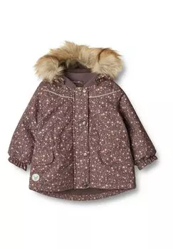 Куртка зимняя MATHILDE TECHNICAL WASSERDICHTE Wheat, цвет eggplant buttercups