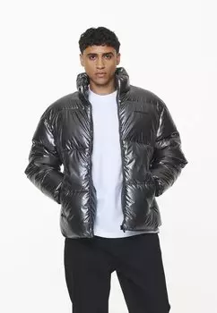 Куртка зимняя Pegador SOLIN GLOSSY PUFFER JACKET, цвет dark chrome