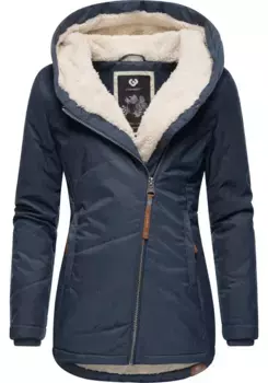 Куртка зимняя Ragwear "Гордон", с капюшоном, спортивная, уличная куртка на подкладке с капюшоном, цвет морской волны