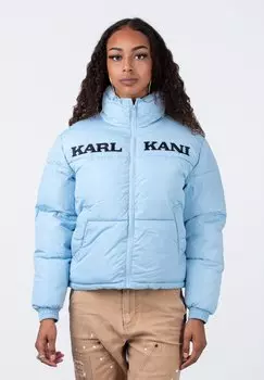 Куртка зимняя Retro Essential Puffer Karl Kani, цвет light blue