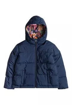 Куртка зимняя START ME UP STEPP Roxy, цвет dark blue