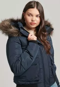 Куртка зимняя Superdry Everest Ella, синий