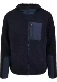 Куртка зимняя URBAN CLASSICS " Urban Classics Men's Sherpa Jacket" (1 шт.), без капюшона, цвет Midnightnavy