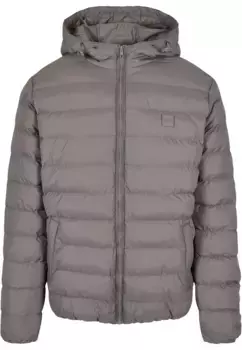 Куртка зимняя URBAN CLASSICS " Urban Classics Men's Basic Bubble Jacket" (1 шт.), с капюшоном, цвет Asphalt