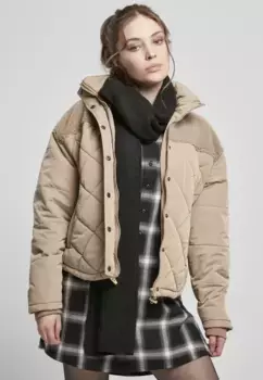 Куртка зимняя URBAN CLASSICS " Urban Classics Women" (1 шт.), без капюшона, коричневый
