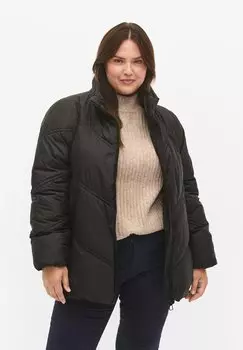 Куртка Zizzi С КАРМАНАМИ, черный