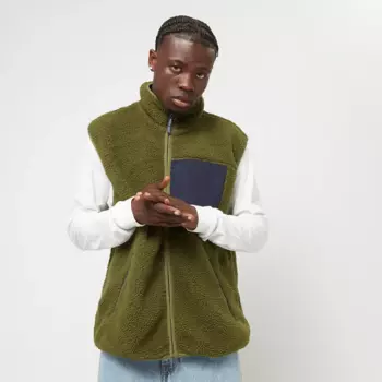 Куртка Zoo York Sherpa Vest, зеленый