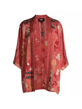 Куртка Zuzu с вышивкой Johnny Was, цвет rosewood