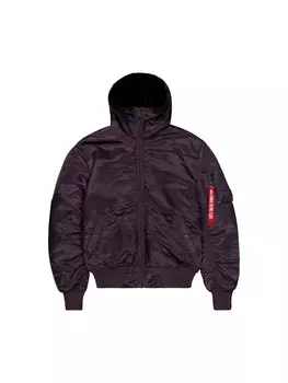 Куртки-Бомберы и летные куртки ма-1 с капюшоном Alpha Industries, коричневый