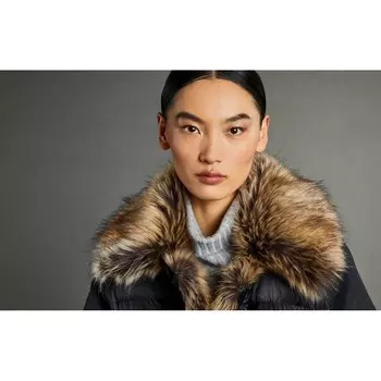 Куртки и женские пальто Fay из полиамида, черный