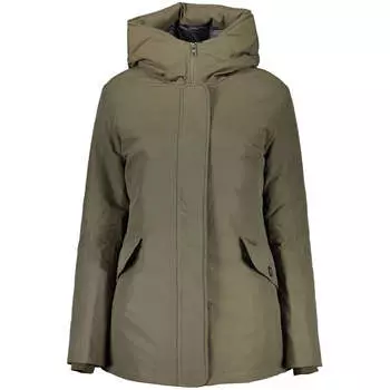 Куртки и женские пальто Woolrich Cotton, зеленый