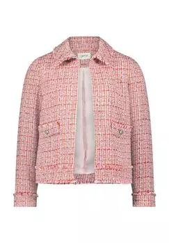 Куртки-коробки, отложной воротник, женские CARTOON, розовый