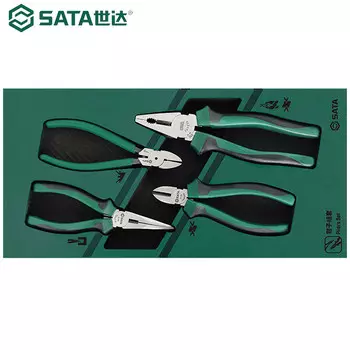 Кусачки SATA, диагональные плоскогубцы, острогубцы, водяные плоскогубцы, набор из 4 плоскогубцев 09912A (замена 09912)