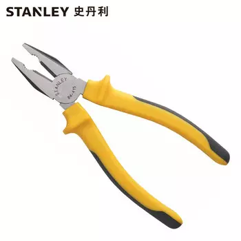 Кусачки Stanley 7 дюймов, плоскогубцы с двухцветной ручкой, тиски, плоскогубцы, многофункциональные плоскогубцы 84-415-23