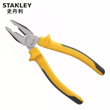 Кусачки Stanley 7 дюймов, плоскогубцы с двухцветной ручкой, тиски, плоскогубцы, многофункциональные плоскогубцы 84-415-23