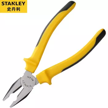 Кусачки Stanley с двухцветной ручкой, многофункциональные тиски, плоскогубцы для электрика, плоскогубцы 7 дюймов 84-415-23