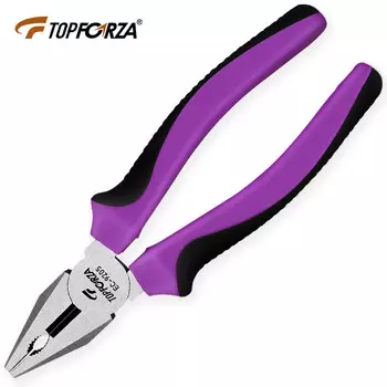 Кусачки TOPFORZA, плоскогубцы профессионального уровня, электрики, тиски, плоскогубцы, плоскогубцы, 165 мм, 6 дюймов, EC-9205