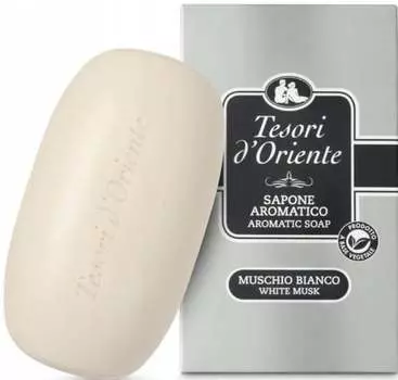 Кусковое мыло, Muschio Bianco, 125г Tesori d'Oriente