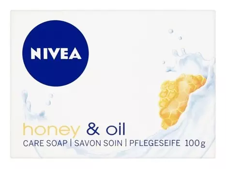 Кусковое мыло Nivea Honey & Oil