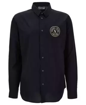 Кутюрная рубашка Versace, черный