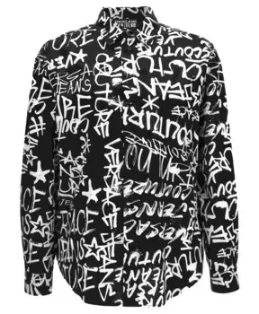 Кутюрная рубашка Versace, мультиколор