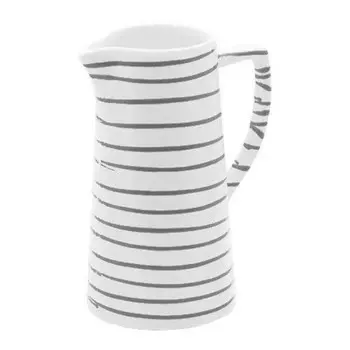 Кувшин для воды серого цвета с пламенем 1,2 л/ч: 22 см Gmundner Keramik, белый/серый