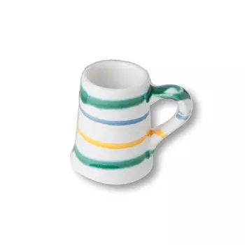 Кувшин с разноцветным пламенем Stamperl h: 5,5 см / 0,025 л Gmundner Keramik, красочный