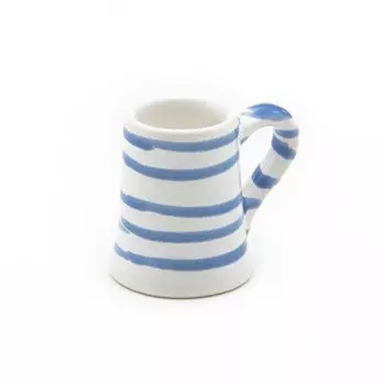 Кувшин с синим пламенем Stamperl h: 5,5 см / 0,025 л Gmundner Keramik, синий