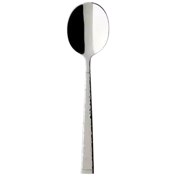 Кузнечная суповая тарелка и ложка для сливок Villeroy & Boch, серебряный/платиновый