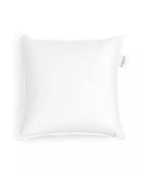 Квадратная декоративная подушка размером 20 x 20 дюймов с перьями и пухом Bokser Home, белый