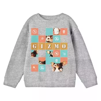 Квадратная футболка с длинными рукавами и рисунком Gremlins Gizmo для мальчиков 8–20 лет Licensed Character