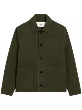 Квадратная куртка AMI Paris, зеленый