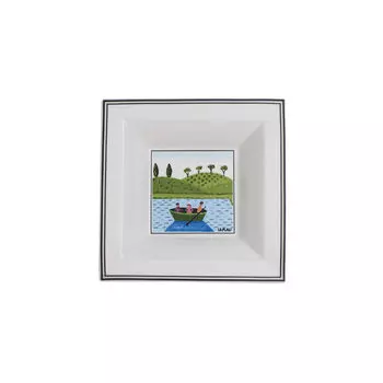 Квадратная миска Design Naif Gifts Villeroy & Boch, красочный