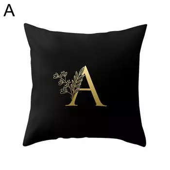 Квадратная наволочка с английскими буквами, наволочка, чехол для подушки, диван-кровать, украшение для автомобиля, кафе, офиса-A Stuttg