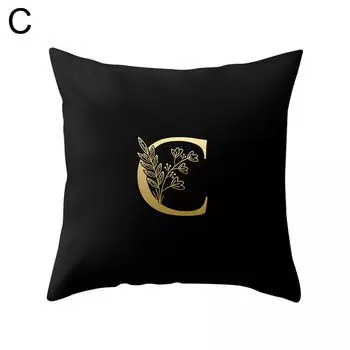 Квадратная наволочка с английскими буквами, наволочка, чехол для дивана-кровати, автомобильное кафе, офисное украшение-C Stuttg