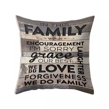 Квадратная наволочка с надписью, чехол для подушки, диван, украшение для домашнего офиса-4 # Stuttg