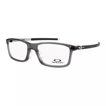 Квадратная оправа для очков с пластиной и металлом, серая, унисекс Oakley