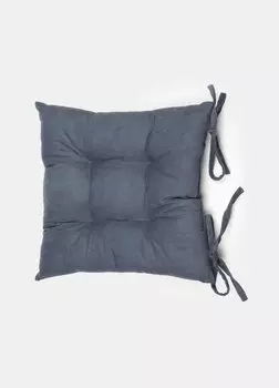 Квадратная подушка-чехол на стул Croff, синий