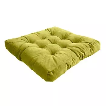 Квадратная подушка на стул 4 точки Korai оливково-зеленый - 40 40 4 см - Hespride Stuttg
