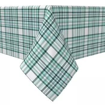 Квадратная скатерть, 100% хлопок, 60х60", клетка 17