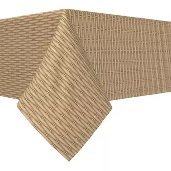 Квадратная скатерть, 100 % полиэстер, 60x60 дюймов, корзина из плотного плетения.