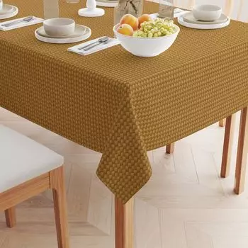 Квадратная скатерть, 100 % полиэстер, 60x60 дюймов, тонкие тканые волокна.