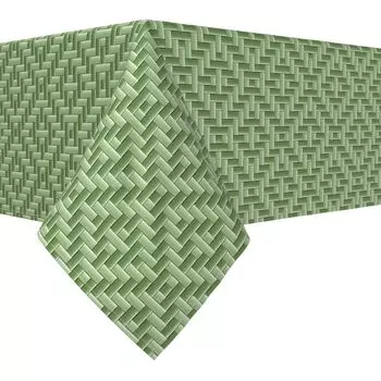 Квадратная скатерть, 100 % полиэстер, 60x60 дюймов, традиционная фактурная плитка