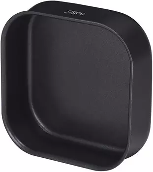 Квадратная сковорода Sutto, средний размер (6,6 дюйма (16,7 см), совместима с индукционной плитой, газовая плита, на выбор из серии Sutto, Doshisha, Black